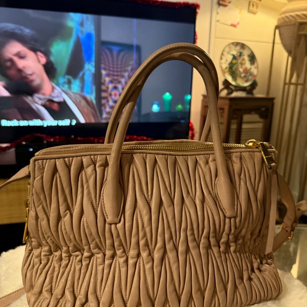 Authentic MiuMiu Nappa Leather Handbag - Picture 14 of 15